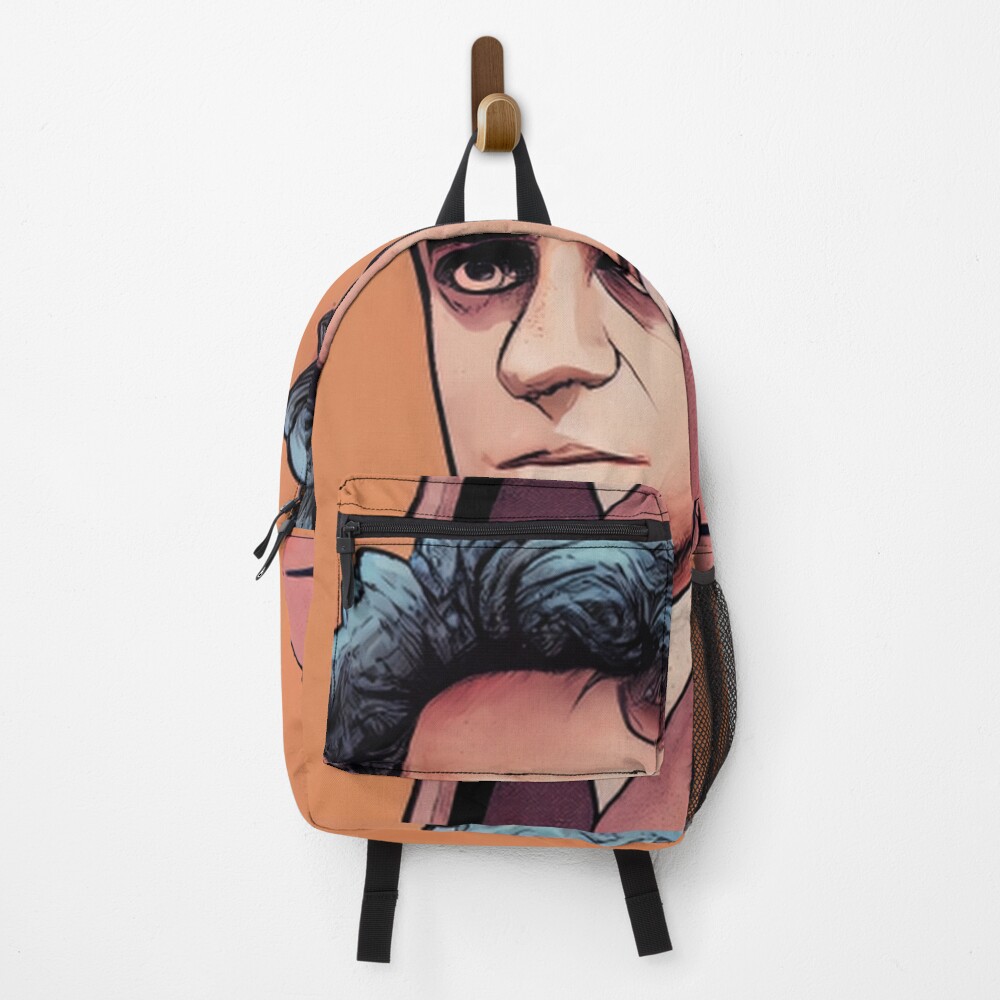 Vista previa del artículo con la obra «Mochila», diseñado y vendido por ComicsFactory.