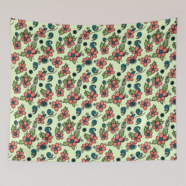 Item preview, Colorful Floral Pattern designed and sold by patternologyy.