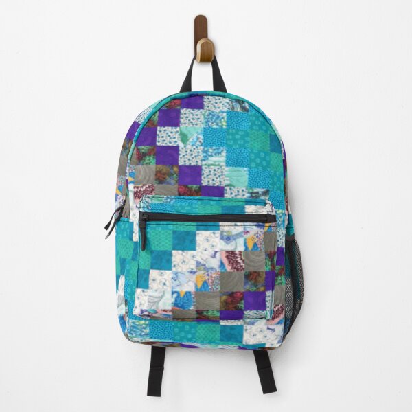 Item preview, Patchwork square mosaic graphic with a cross in the middle designed and sold by ErisMerch.