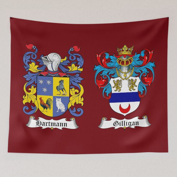 Item preview, HARTMANN & GILLIGAN FAMILY CRESTS designed and sold by CathalDevlin.