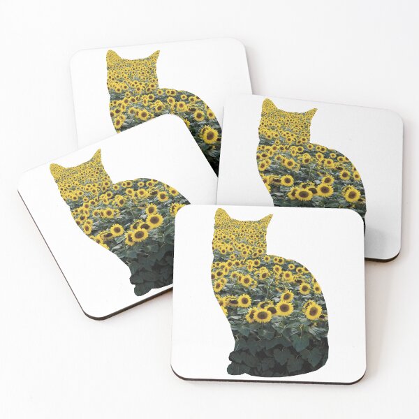 Item preview, sunflower and cat designed and sold by Amadej.