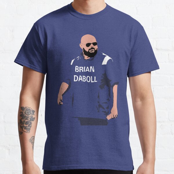 Brian Daboll Crown Big Head T Shirt S Royal Blue at  Men's Clothing  store