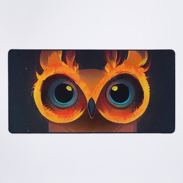 Item preview, Cute Owl with Flames Sticker designed and sold by TheCreativeFab.