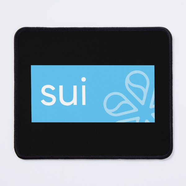 Item preview, Sui SUI Crypto Altcoin - Simple Blue Abstraction designed and sold by CryptoMoods.