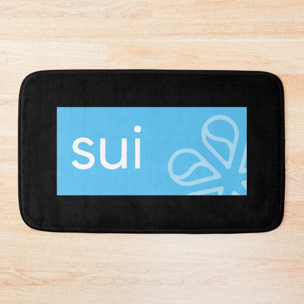 Item preview, Sui SUI Crypto Altcoin - Simple Blue Abstraction designed and sold by CryptoMoods.