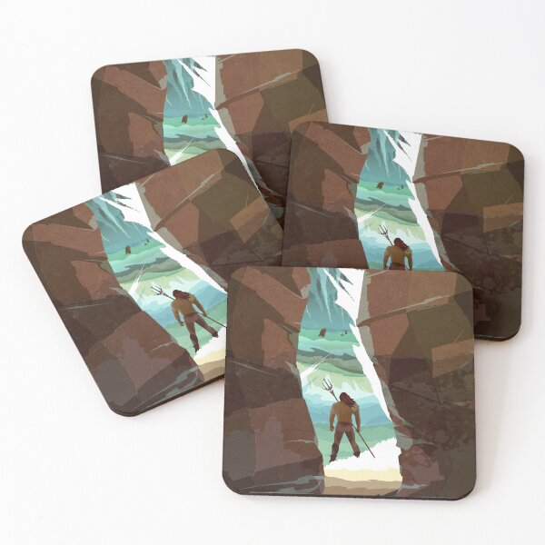 Mo Mo Waves Coasters (Set of 4)