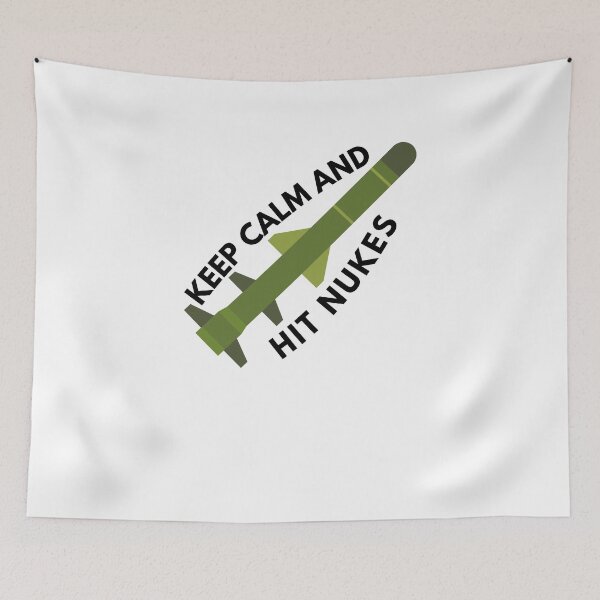 Item preview, Keep Calm And Hit Nukes designed and sold by OneDayCollected.
