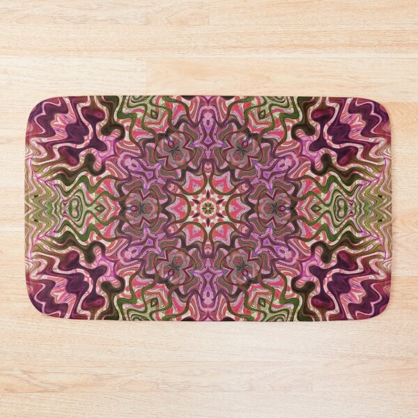 Item preview, Hippie Vibes Kaleidoscope Abstract Radial Symmetry Pattern Boho Aesthetic Art 1 of 12 designed and sold by Beachy.