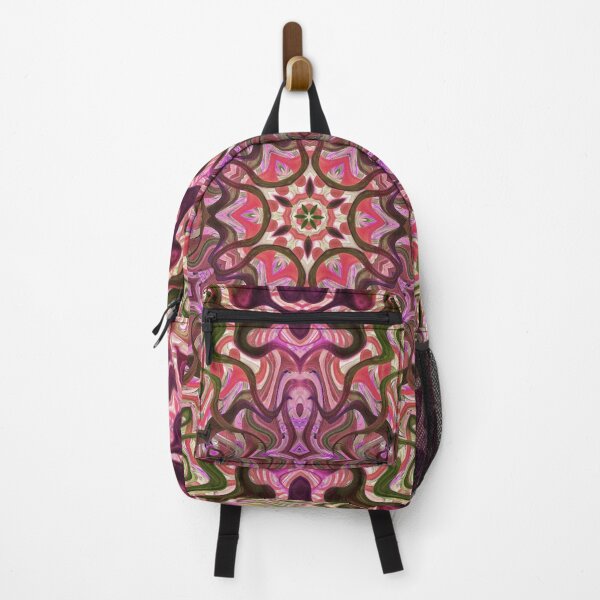 Item preview, Hippie Vibes Kaleidoscope Abstract Radial Symmetry Pattern Boho Aesthetic Art 1 of 12 designed and sold by Beachy.