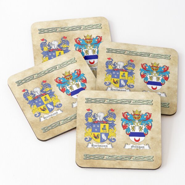 Item preview, HARTMANN & GILLIGAN FAMILY CRESTS designed and sold by CathalDevlin.