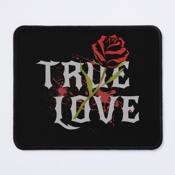 Item preview, True Love Rose gothic t-shirt design designed and sold by AHLANclothing.