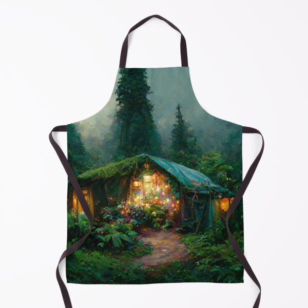 Item preview, Forest cabin with fairytale magic - Fantasy dream designed and sold by Monkyra.