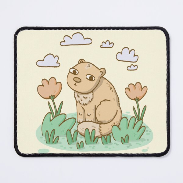 Item preview, Little cute animal sitting in the grass designed and sold by Eulalie8.
