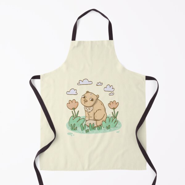 Item preview, Little cute animal sitting in the grass designed and sold by Eulalie8.