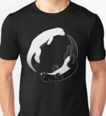 Loutre yin yang Unisex T-Shirt