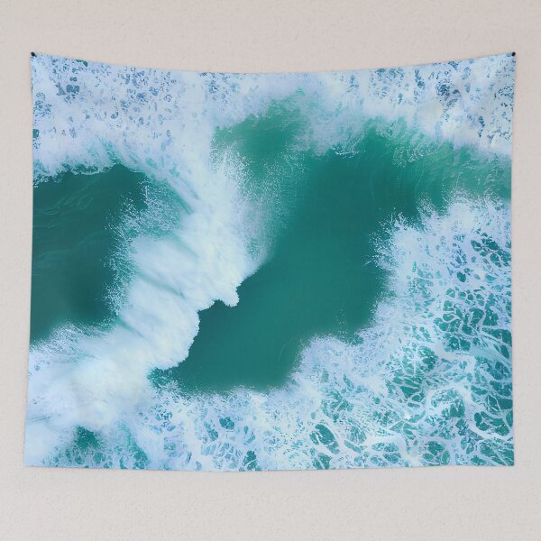 Item preview, blue ocean waves #114 designed and sold by supeart.