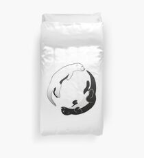 Loutre yin yang Duvet Cover
