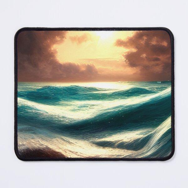 Item preview, blue ocean waves #115 designed and sold by supeart.