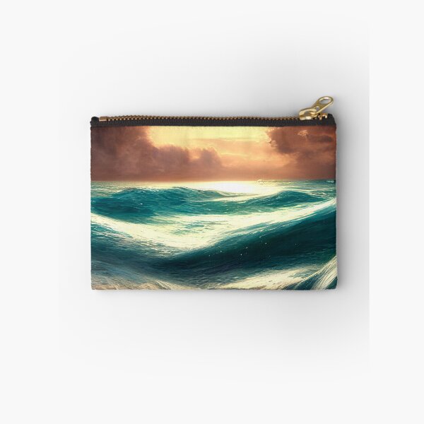 Item preview, blue ocean waves #115 designed and sold by supeart.