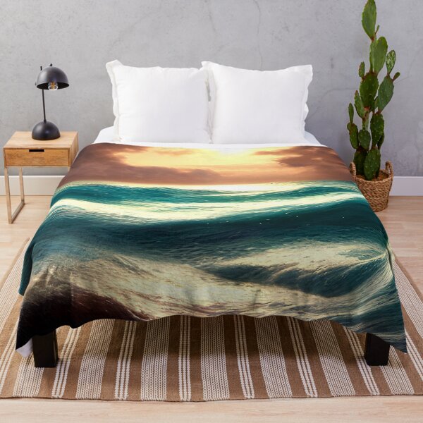 Item preview, blue ocean waves #115 designed and sold by supeart.