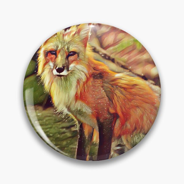 Item preview,  Wild fox in forest designed and sold by MagiLand ⭐⭐⭐⭐⭐.