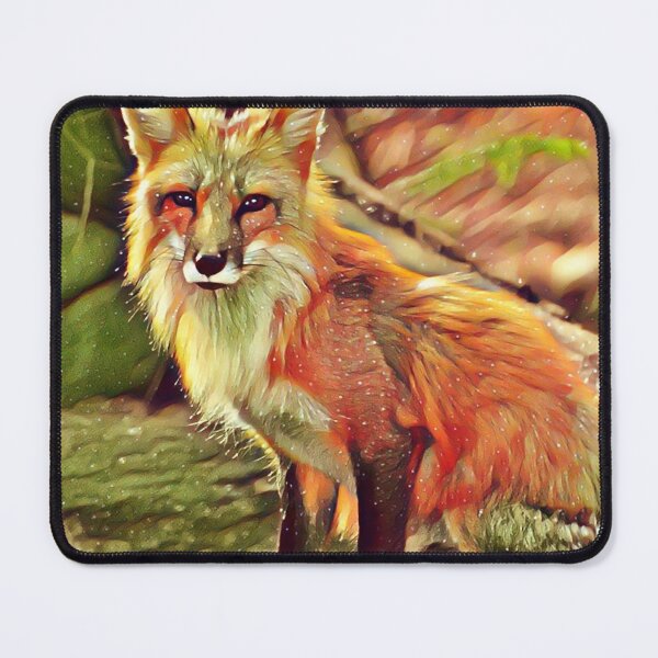 Item preview, Wild fox in forest designed and sold by MagiLand ⭐⭐⭐⭐⭐.