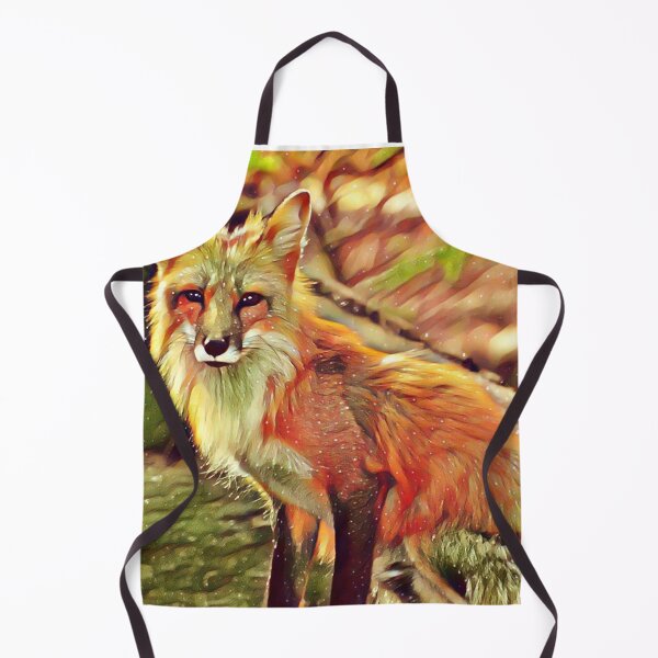 Item preview, Wild fox in forest designed and sold by MagiLand ⭐⭐⭐⭐⭐.