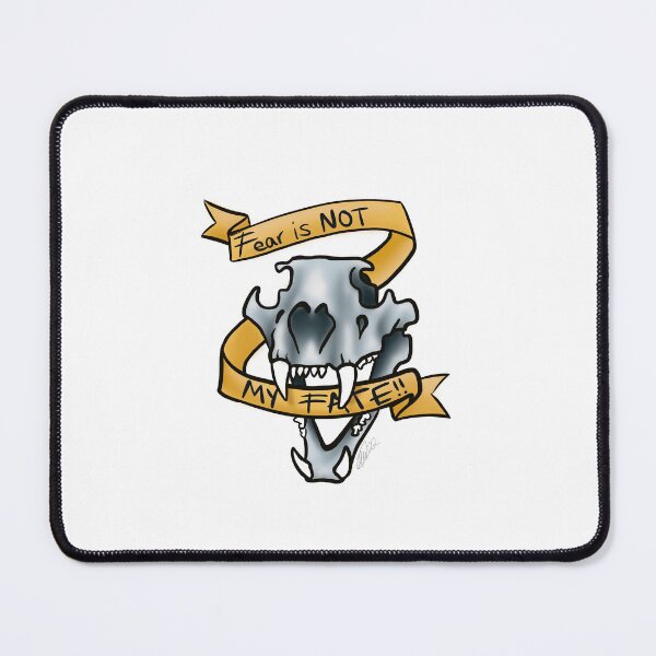 Item preview, Fear is NOT my fate designed and sold by Skullzdesigns.