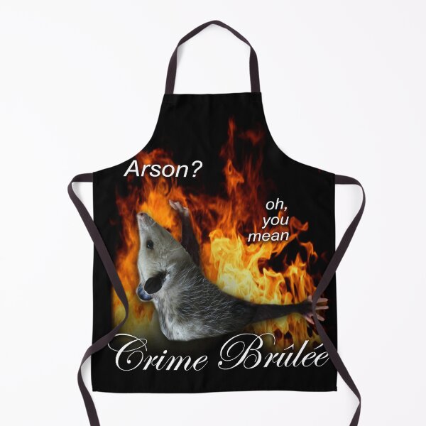 Item preview, Arson? oh, you mean crime brulee possum designed and sold by BattleGoat.