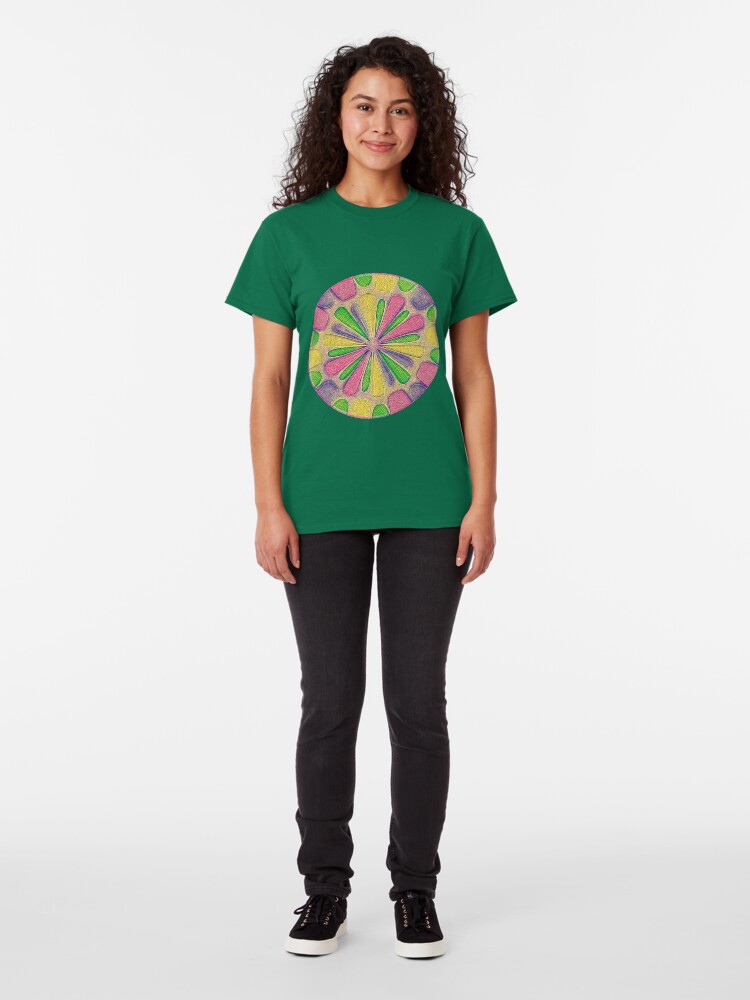 Alternate view of Abstract Flower Classic T-Shirt