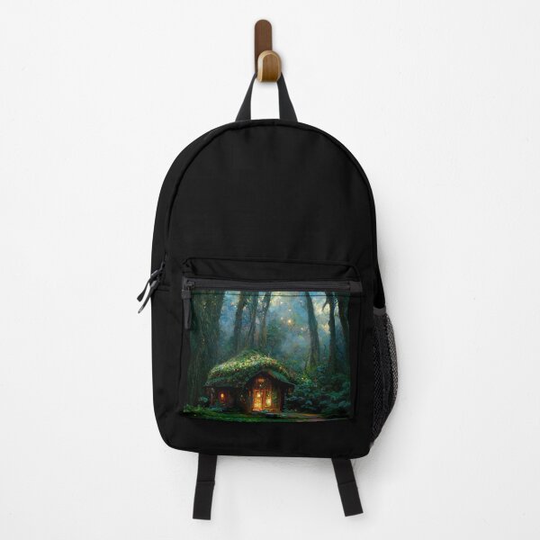 Item preview, Forest cabin with fairytale magic - Fantasy dream designed and sold by Monkyra.