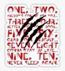 Never Sleep Again Sticker