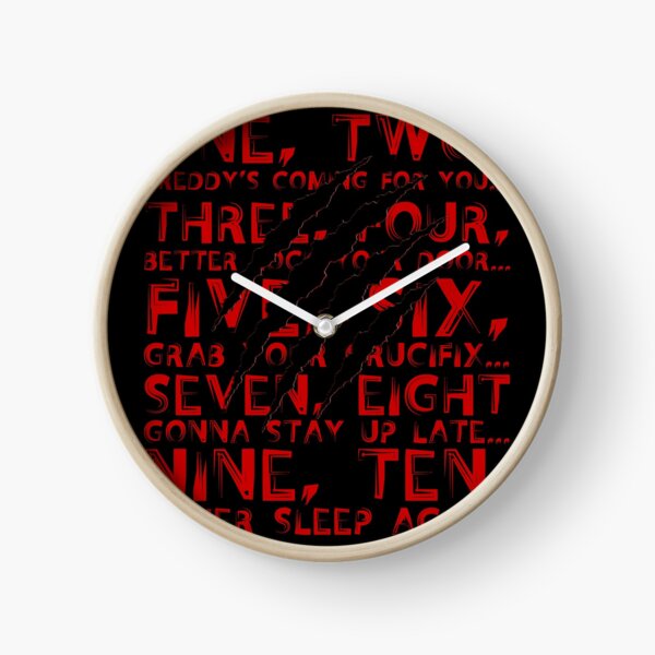 Never Sleep Again Clock