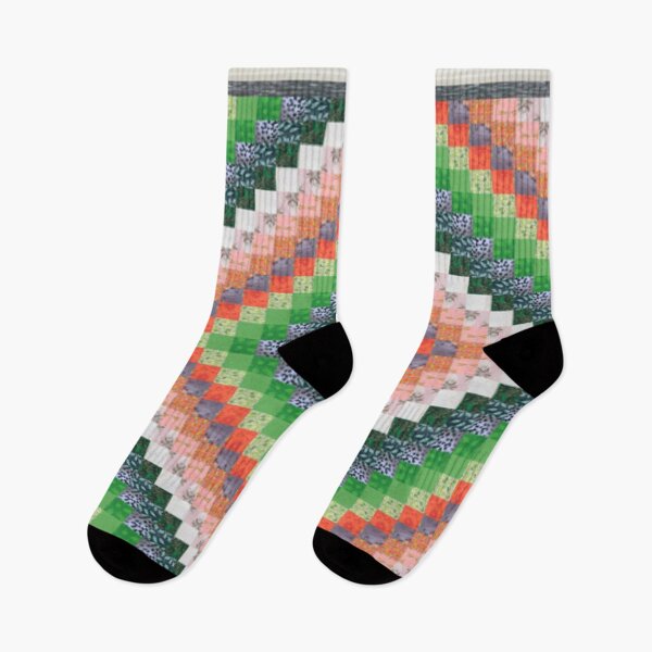 Item preview, Square mosaic in patchwork style with patterns and flowers spiral in the middle  designed and sold by ErisMerch.