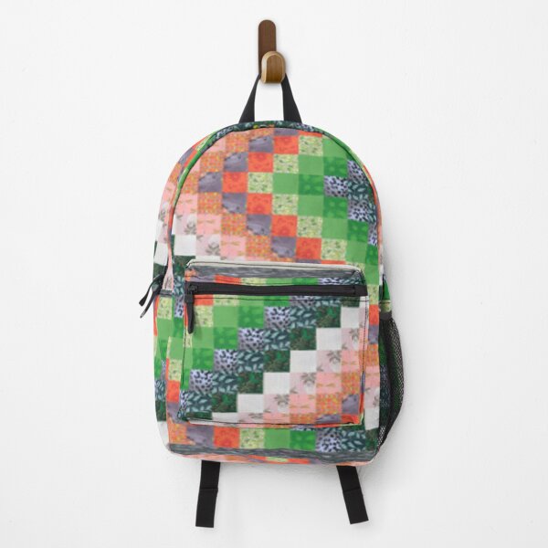 Item preview, Square mosaic in patchwork style with patterns and flowers spiral in the middle designed and sold by ErisMerch.