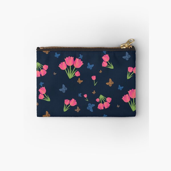 Item preview, Butterfly Tulip Pattern - Navy designed and sold by JaselviiStudio.