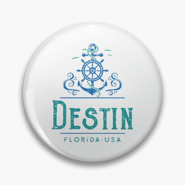 Item preview, Destin Florida Vintage Nautical Design designed and sold by Futurebeachbum.