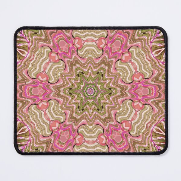Item preview, Hippie Vibes Kaleidoscope Abstract Radial Symmetry Pattern Boho Aesthetic Art 2 of 12 designed and sold by Beachy.