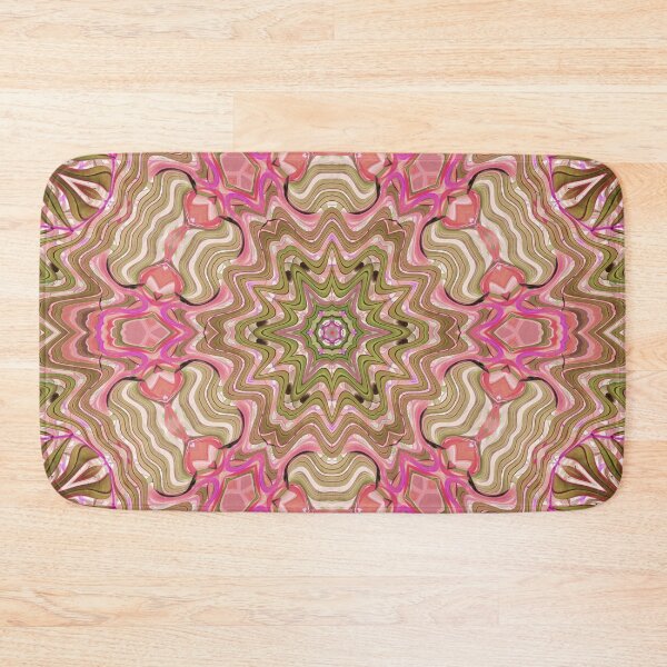 Item preview, Hippie Vibes Kaleidoscope Abstract Radial Symmetry Pattern Boho Aesthetic Art 2 of 12 designed and sold by Beachy.