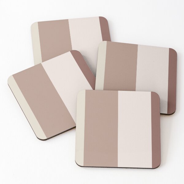 Item preview, Earthy Browns 4 Bold Wide Vertical Stripe Pattern Sherwin Williams 2023 COTY and Accents designed and sold by ColorOfTheYears.