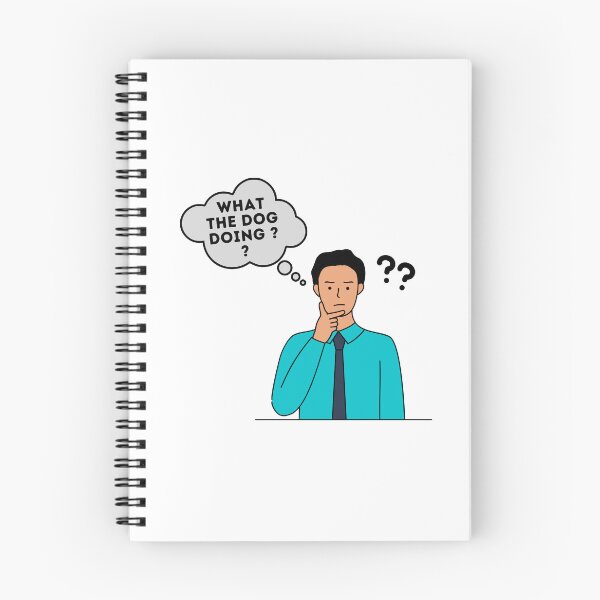 Item preview, What the dog doing ?? Meme designed and sold by SkippyDesign.