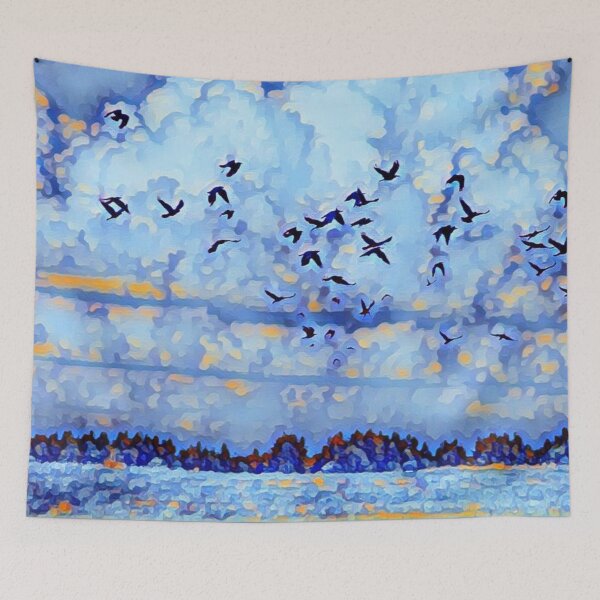 Item preview, Birds flying.The  sky designed and sold by MagiLand ⭐⭐⭐⭐⭐.