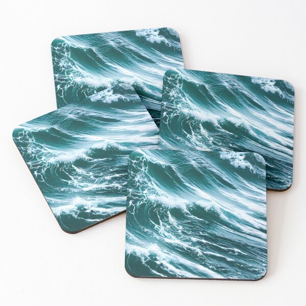 Item preview, blue ocean waves #119 designed and sold by supeart.