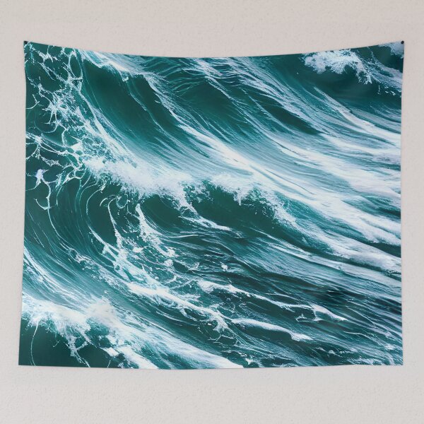 Item preview, blue ocean waves #119 designed and sold by supeart.