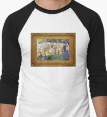 A Sunday Afternoon on the Island of La Grande Polygon Men's Baseball ¾ T-Shirt
