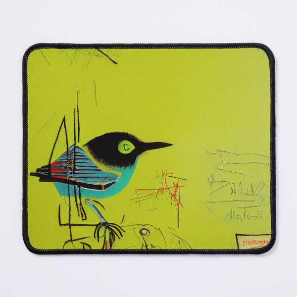 Item preview, Warbling White-Eye, pop-art poster designed and sold by Åveline Dvorak.
