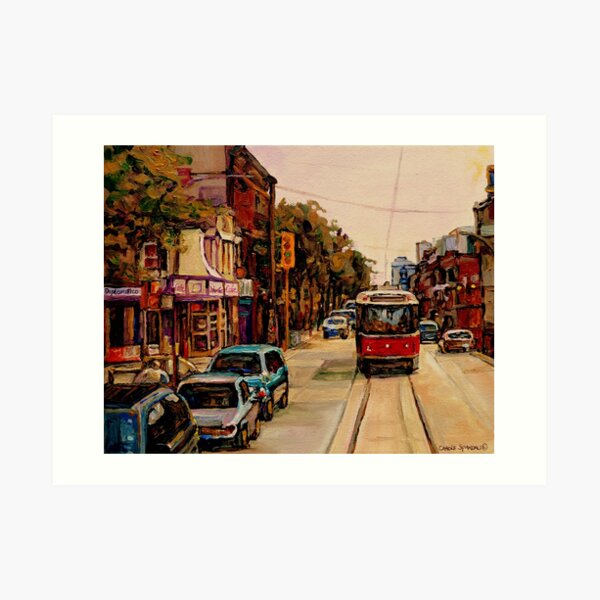 "PAINTINGS OF TORONTO TORONTO ART TORONTO CITY SCENE PAINTINGS TORONTO