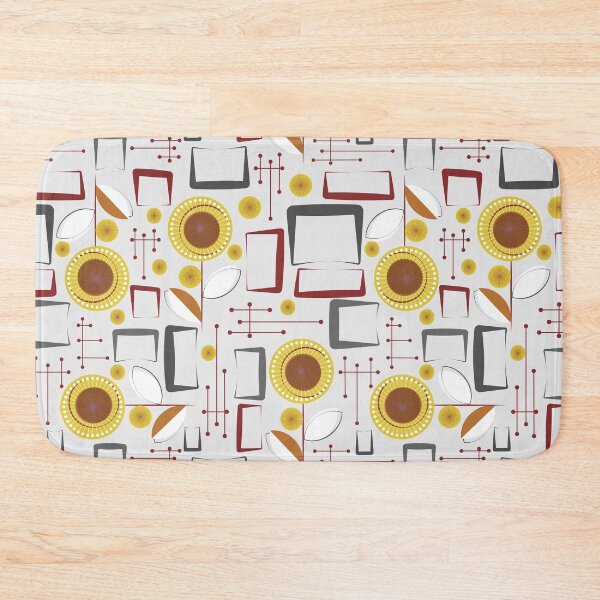 Item preview, Midcentury Flowers designed and sold by PerlaDesignArt.