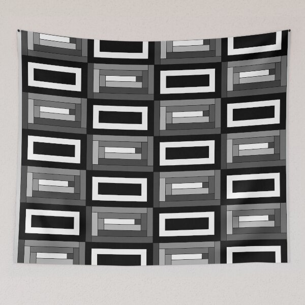 Item preview, Monochrome checkered abstract design designed and sold by Jessiwins19.