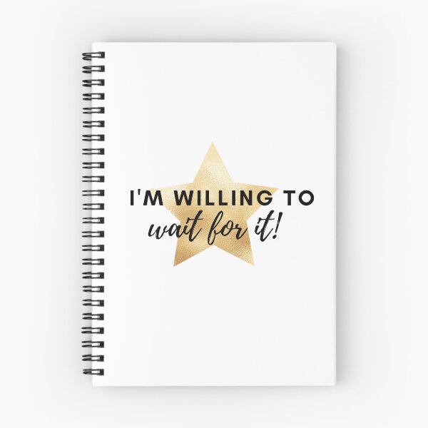 Item preview, Hamilton I'm Willing To wait for it designed and sold by Lucha-Morena.